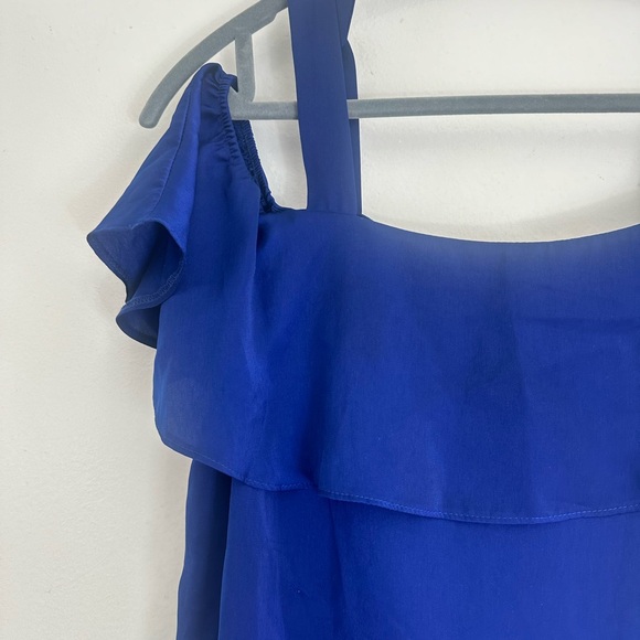 Drop Shoulders Dress Satin 6 - Picture 4 of 5